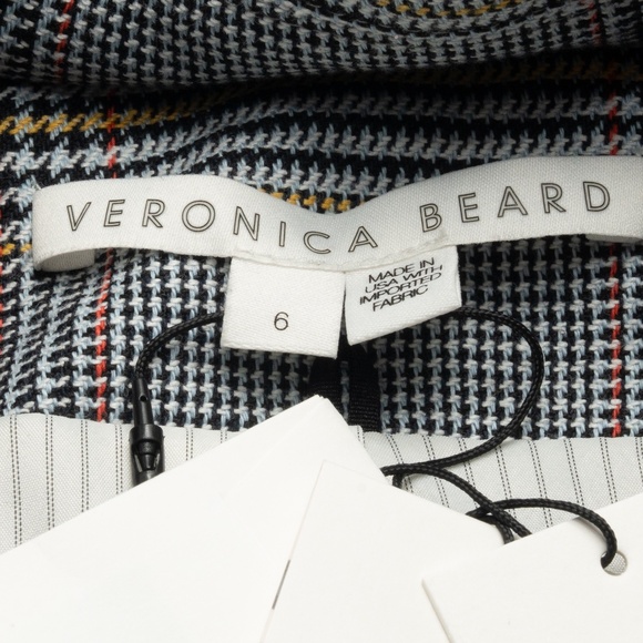 Veronica Beard Charcoal Checkered Blazer - Picture 14 of 16